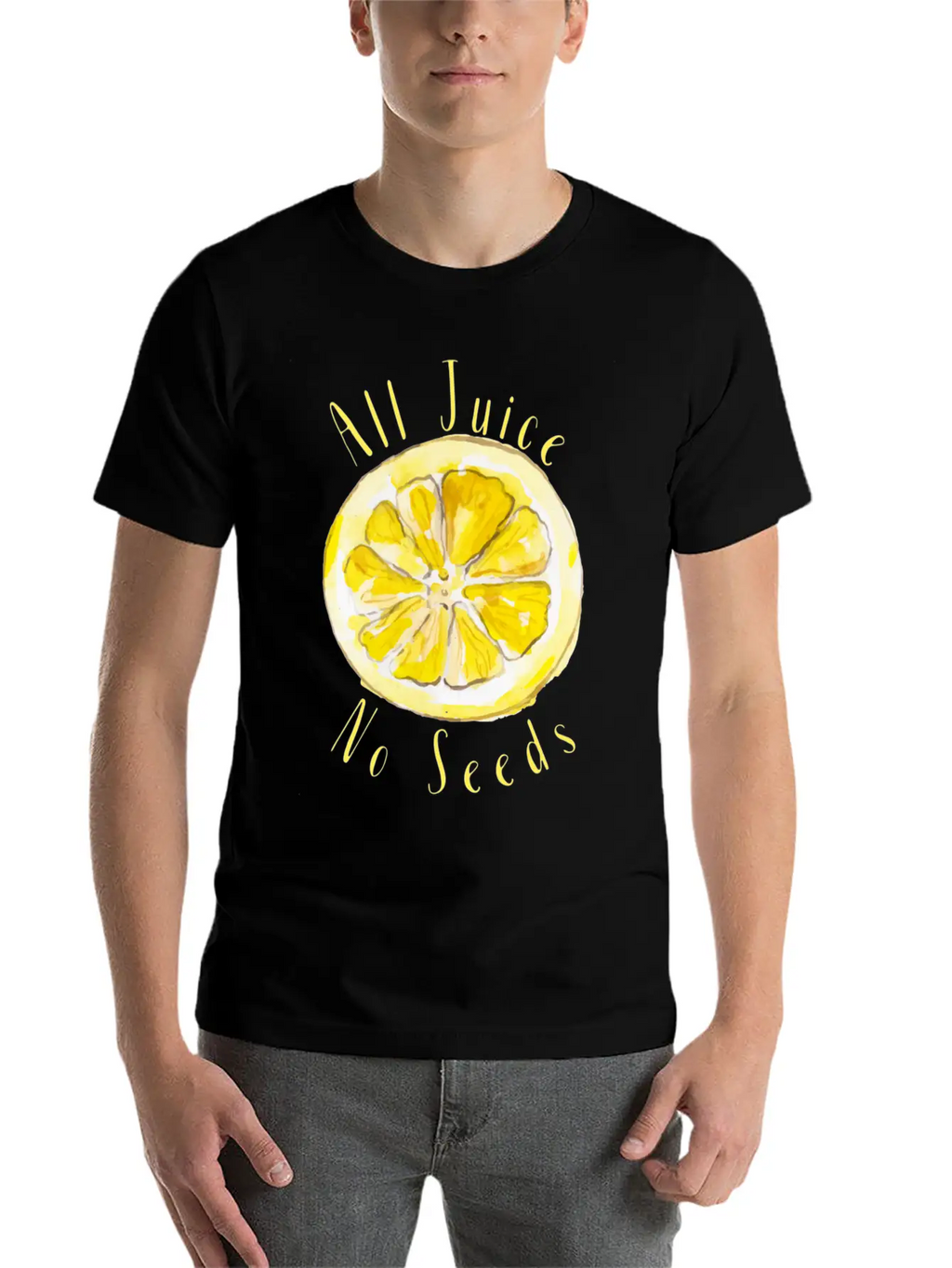 All Juice No Seeds Classic Cotton Tee – Unisex Comfort For Any Season