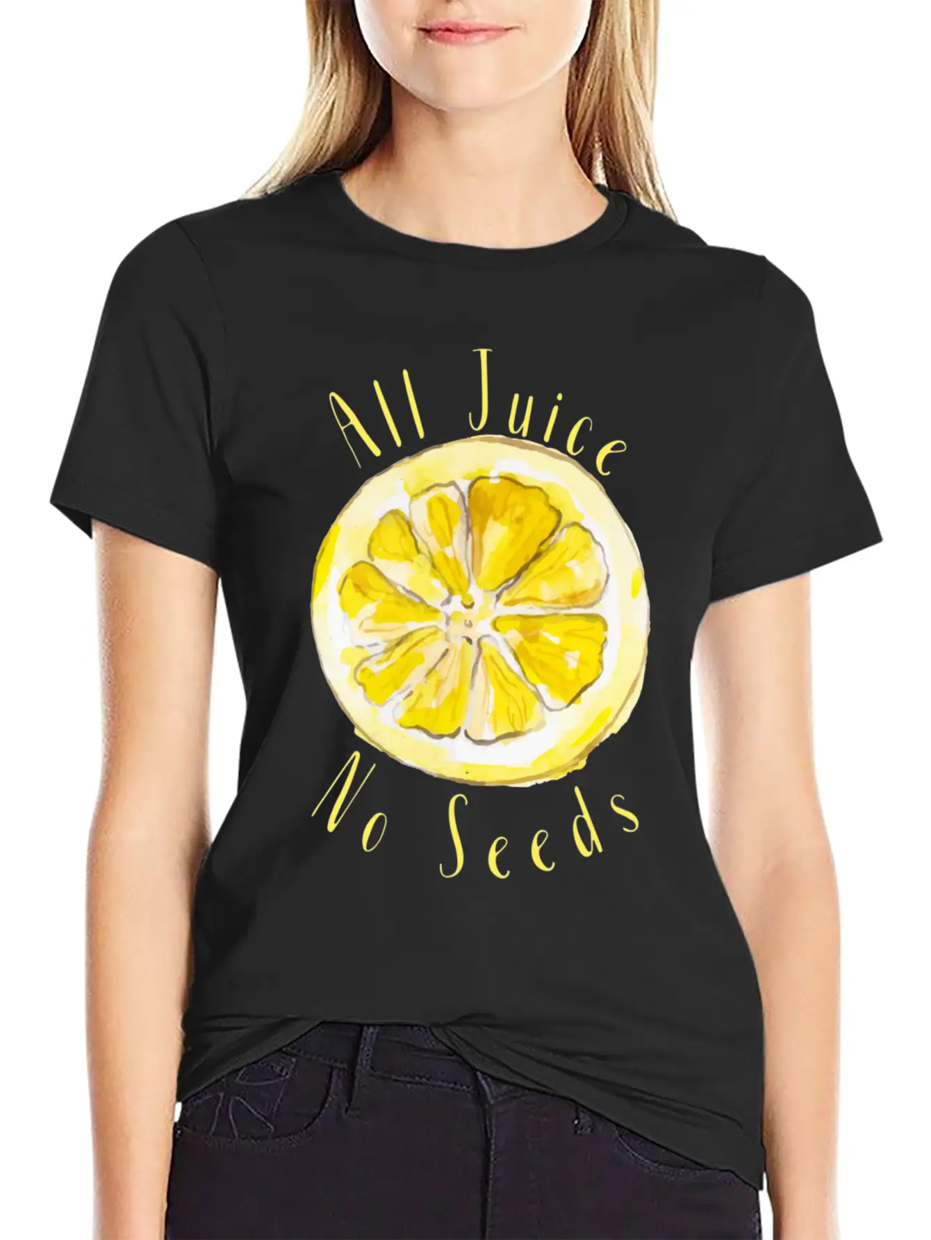 All Juice No Seeds Classic Cotton Tee – Unisex Comfort For Any Season