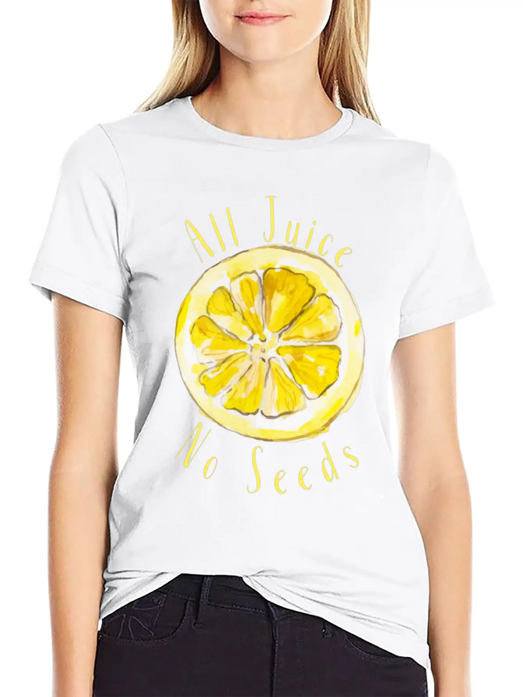 All Juice No Seeds Classic Cotton Tee – Unisex Comfort For Any Season