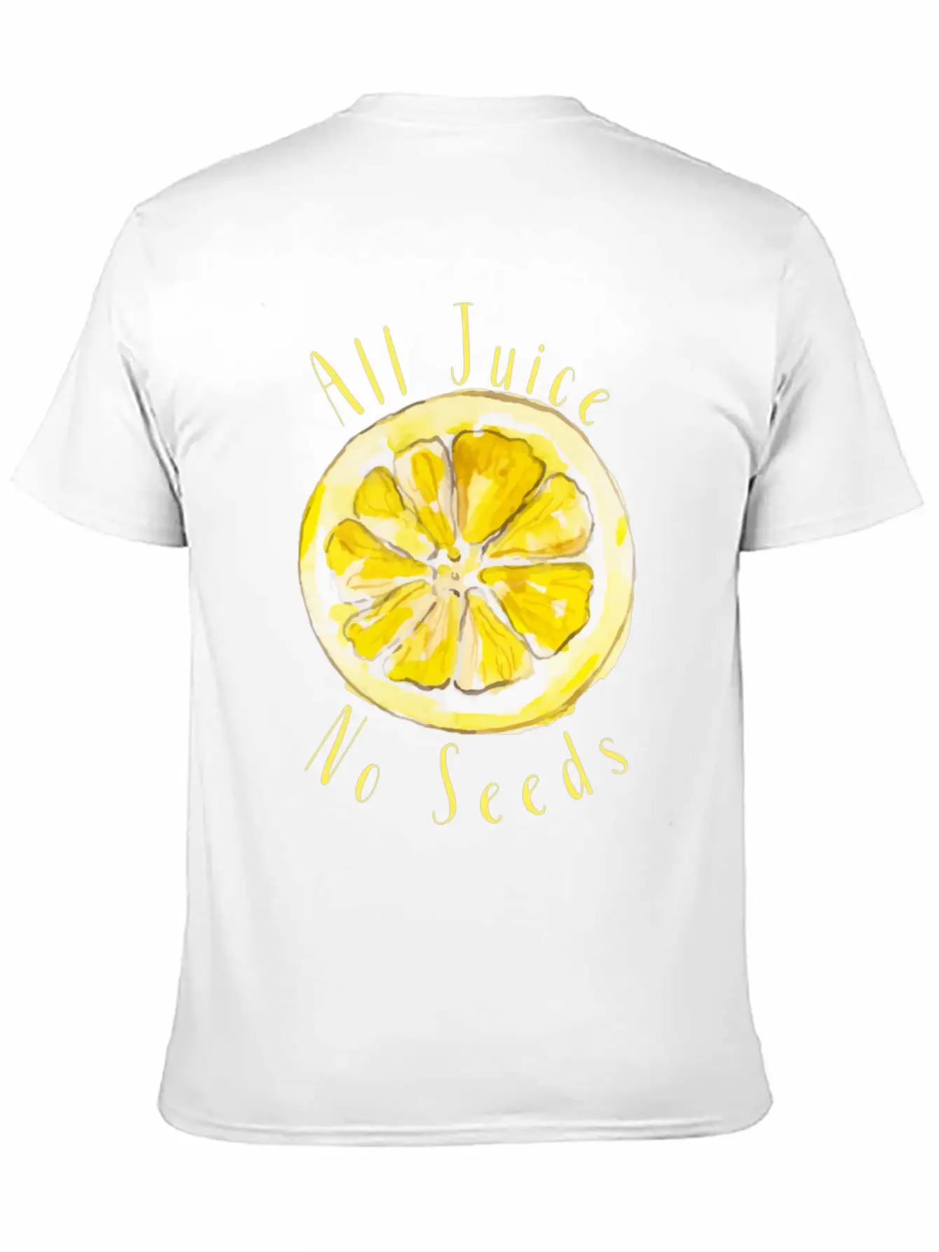 All Juice No Seeds Classic Cotton Tee – Unisex Comfort For Any Season