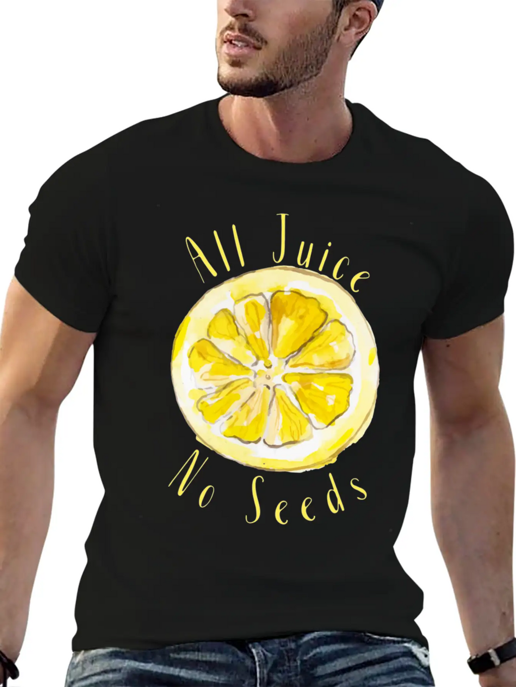 All Juice No Seeds Classic Cotton Tee – Unisex Comfort For Any Season