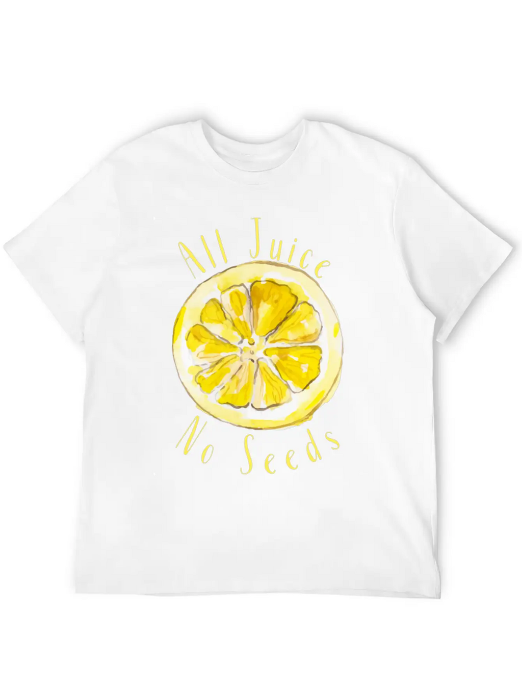 All Juice No Seeds Classic Cotton Tee – Unisex Comfort For Any Season