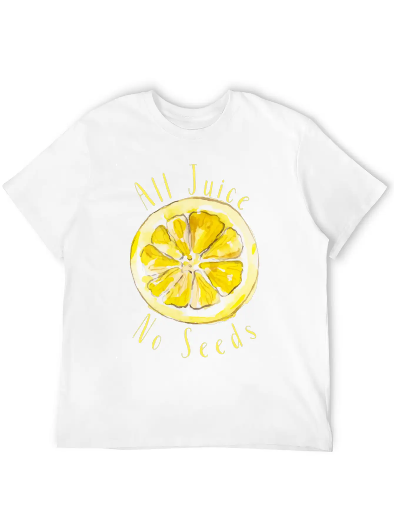 All Juice No Seeds Classic Cotton Tee – Unisex Comfort For Any Season