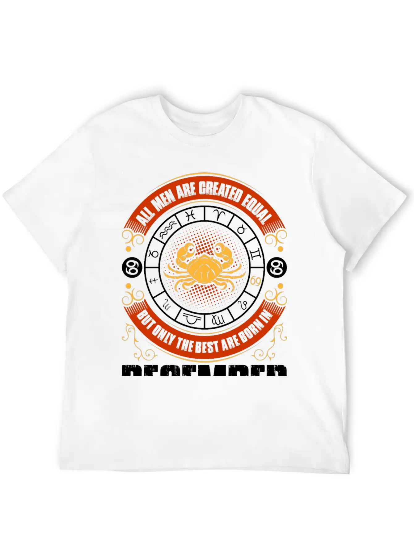 All Men Are Created Equal But Only The Best Are Basic Graphic T-Shirt – Daily Comfort In Soft Cotton