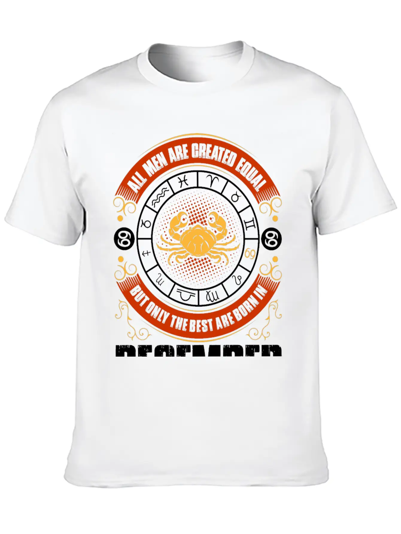 All Men Are Created Equal But Only The Best Are Basic Graphic T-Shirt – Daily Comfort In Soft Cotton