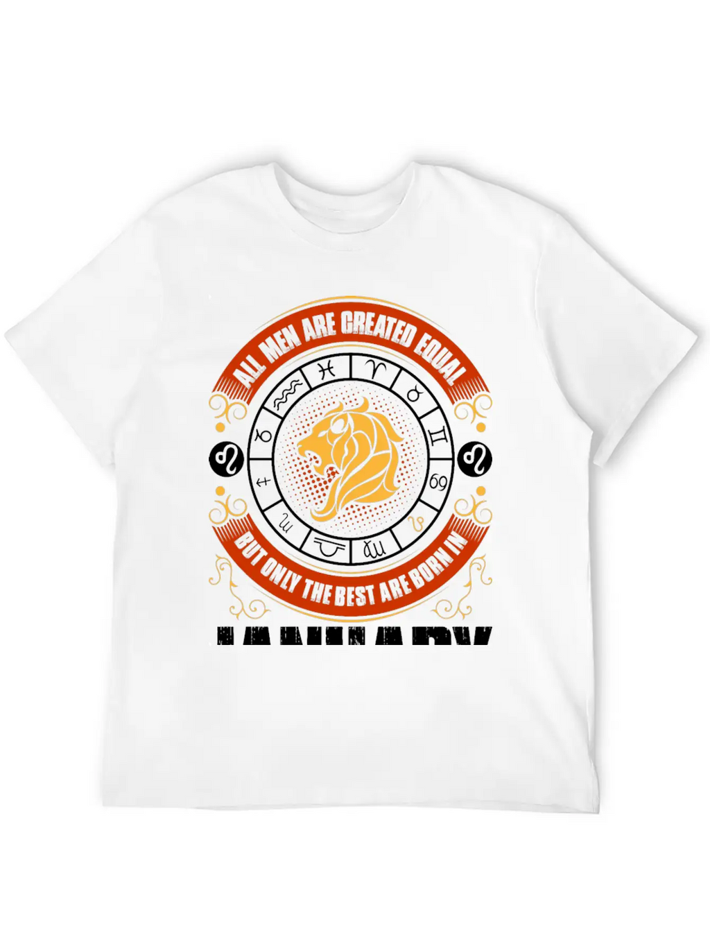 All Men Are Created Equal But Only The Best Are Classic Crew Neck Graphic Tee – Everyday Minimal Look