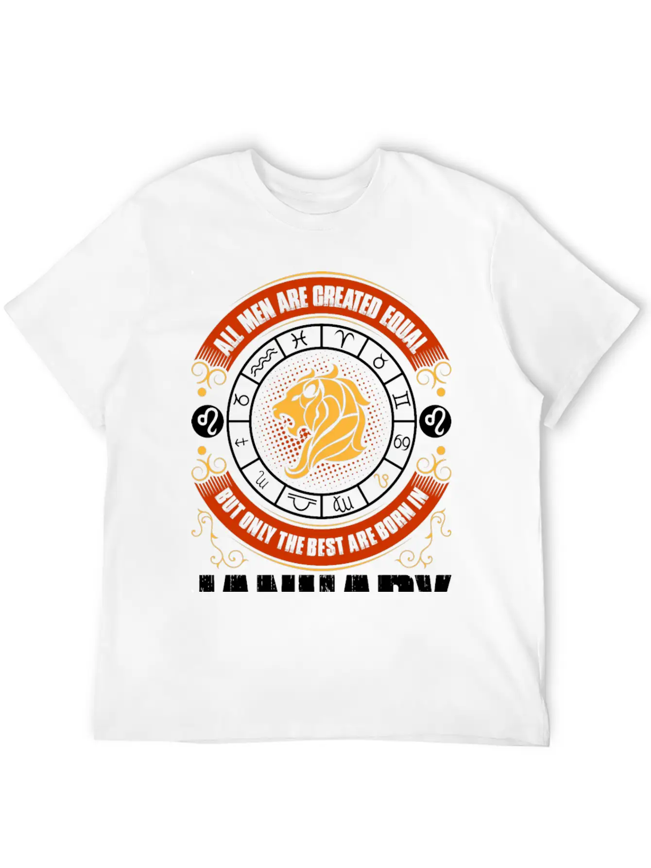 All Men Are Created Equal But Only The Best Are Classic Crew Neck Graphic Tee – Everyday Minimal Look