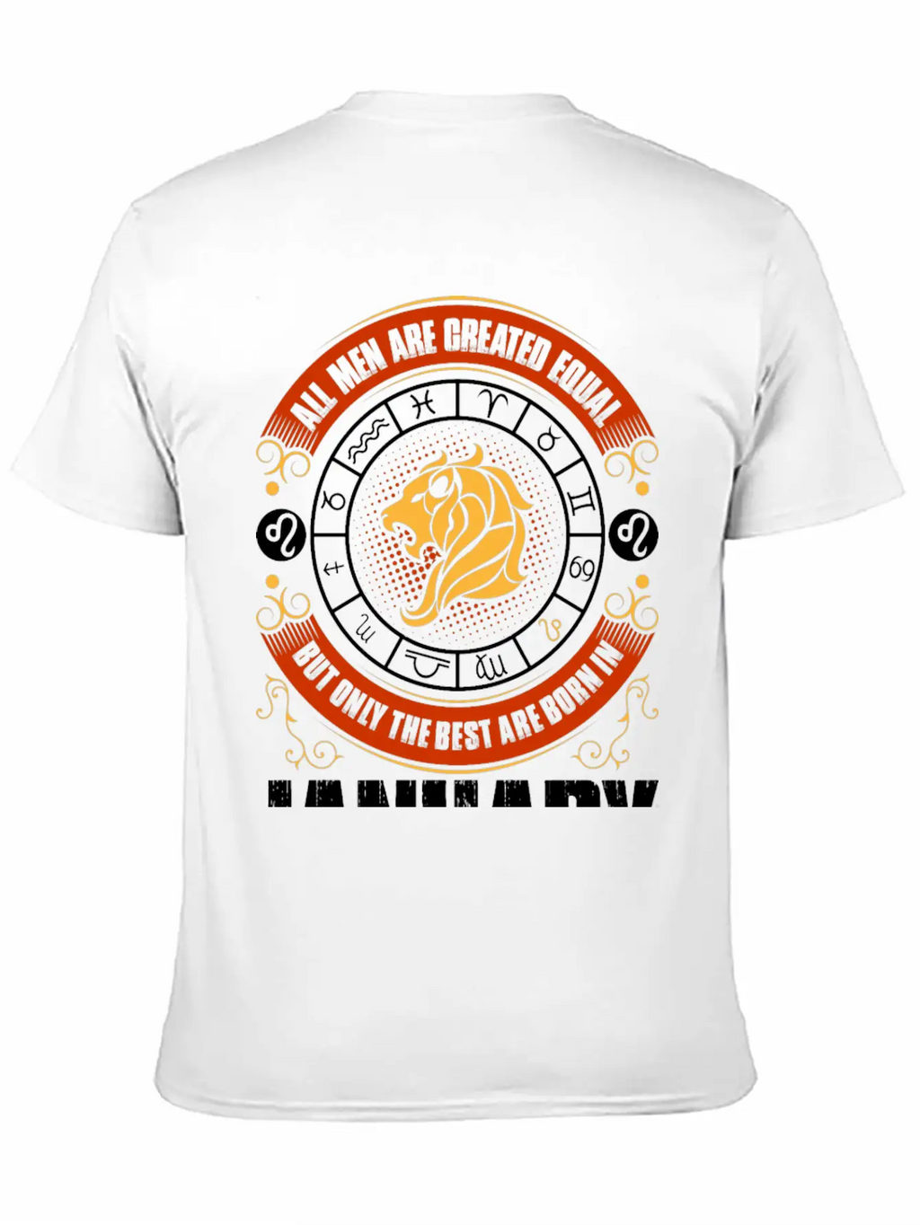 All Men Are Created Equal But Only The Best Are Classic Crew Neck Graphic Tee – Everyday Minimal Look