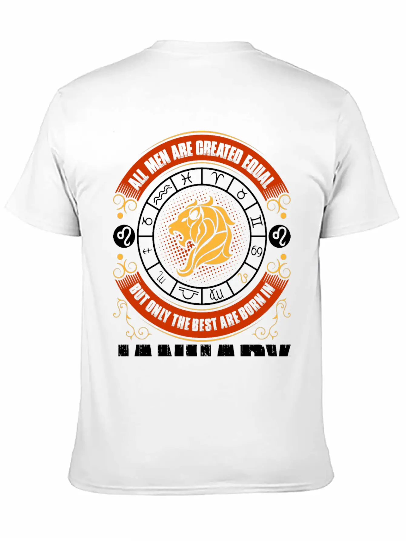 All Men Are Created Equal But Only The Best Are Classic Crew Neck Graphic Tee – Everyday Minimal Look