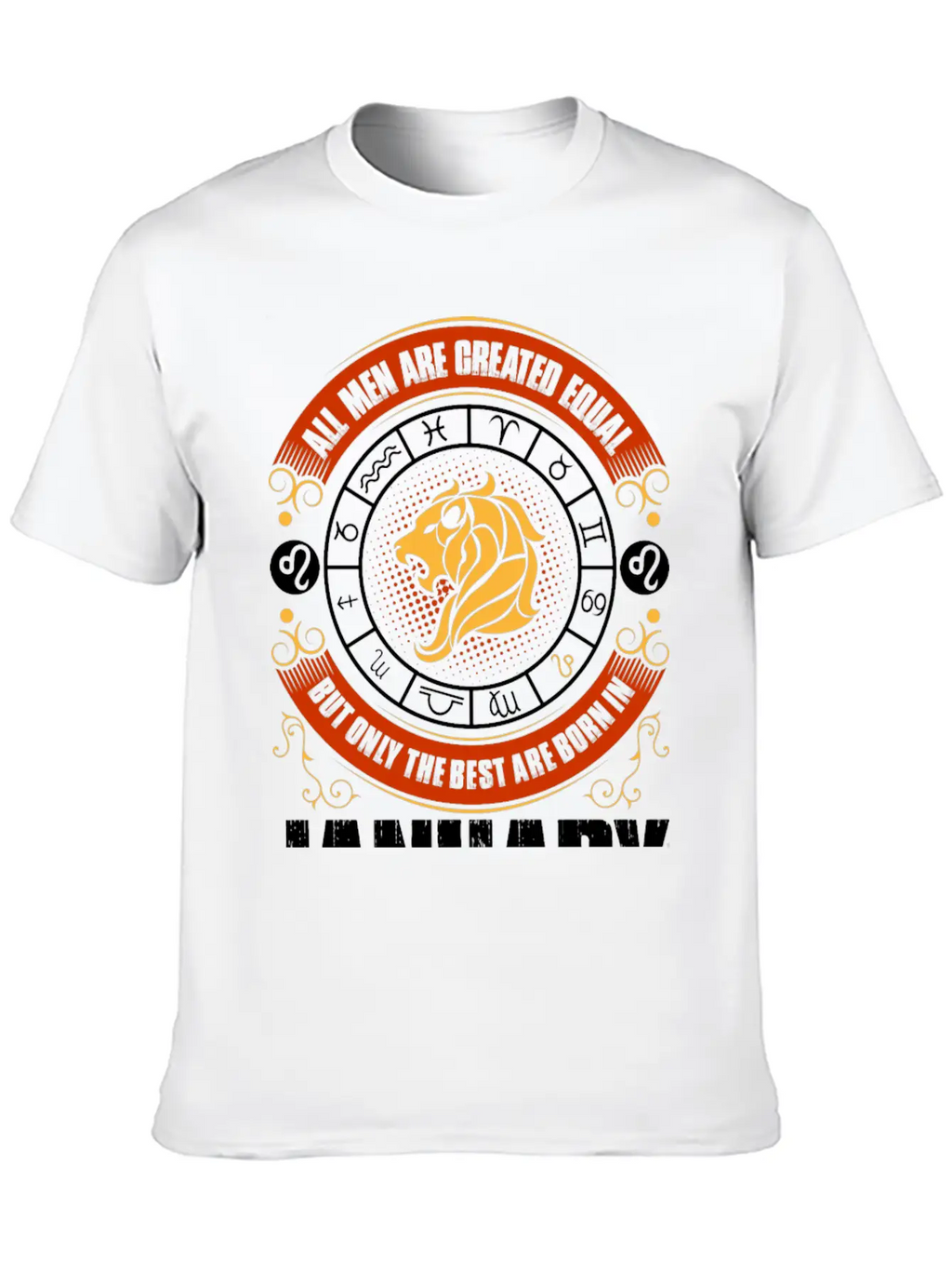 All Men Are Created Equal But Only The Best Are Classic Crew Neck Graphic Tee – Everyday Minimal Look