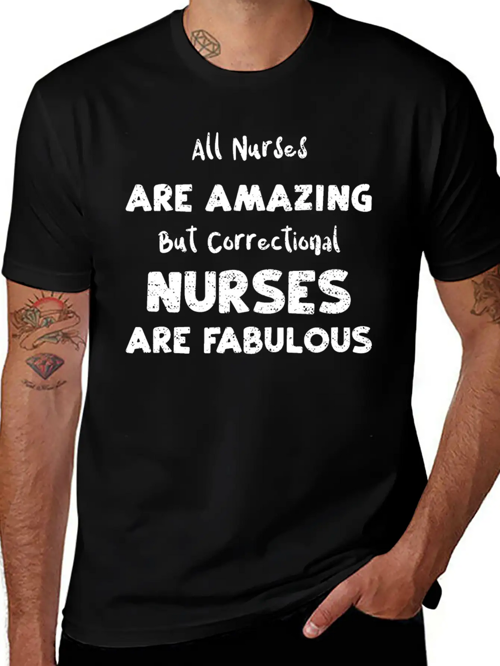 All Nurses Are Amazing But Corre... Breathable Soft Cotton T-Shirt – Timeless Casual Look