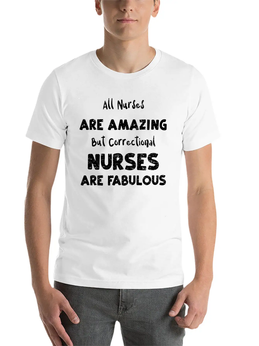 All Nurses Are Amazing But Corre... Breathable Soft Cotton T-Shirt – Timeless Casual Look