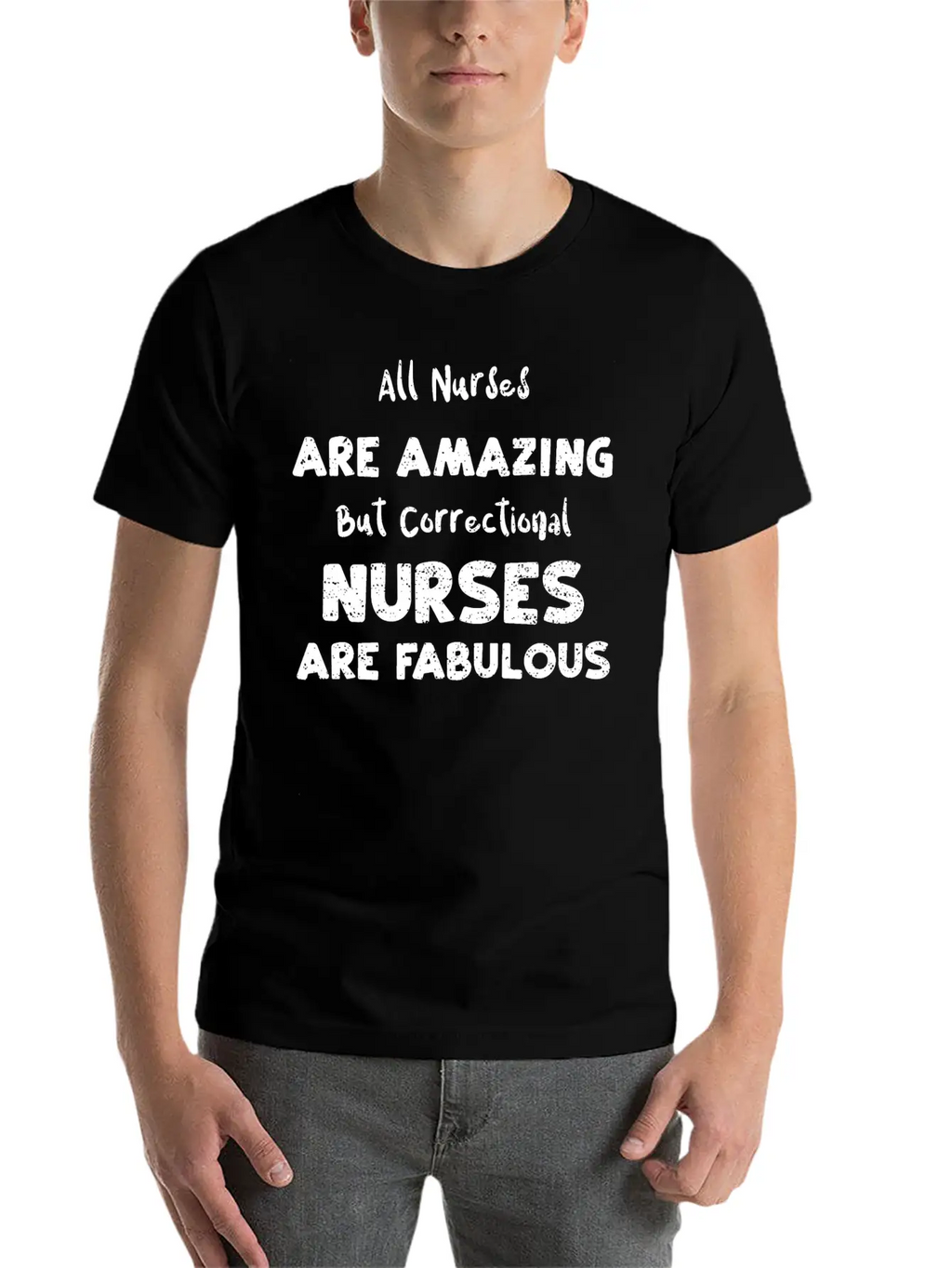 All Nurses Are Amazing But Corre... Breathable Soft Cotton T-Shirt – Timeless Casual Look