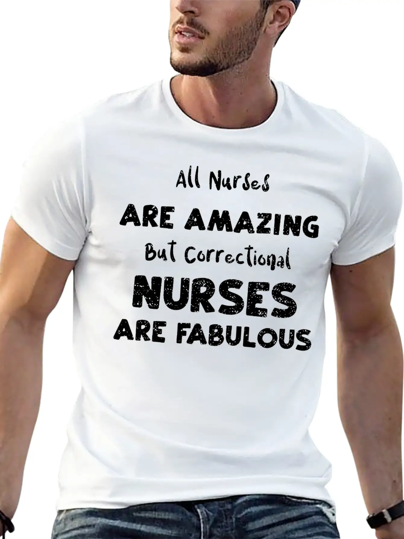 All Nurses Are Amazing But Corre... Breathable Soft Cotton T-Shirt – Timeless Casual Look
