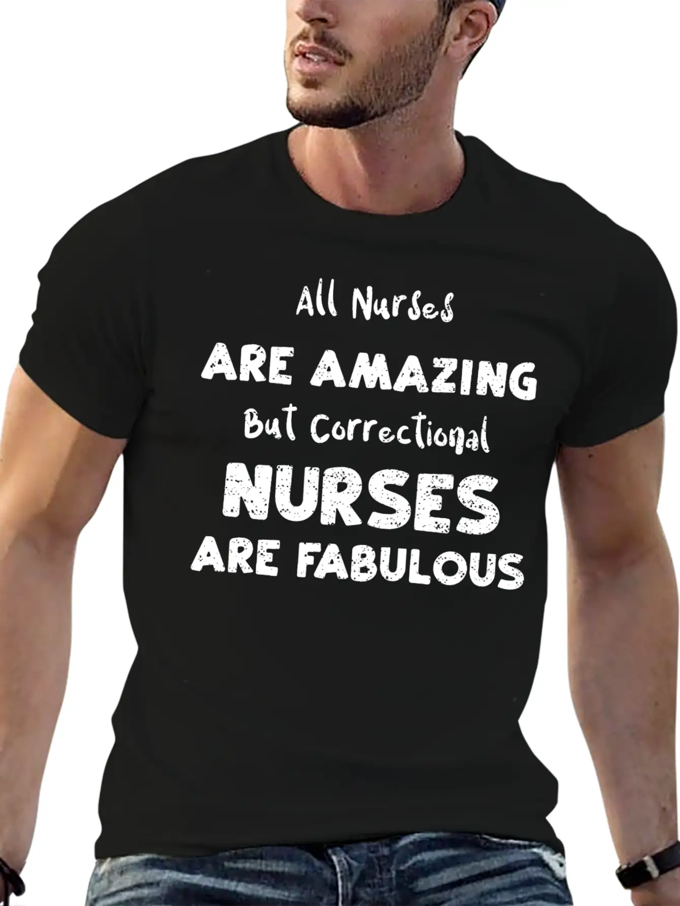 All Nurses Are Amazing But Corre... Breathable Soft Cotton T-Shirt – Timeless Casual Look