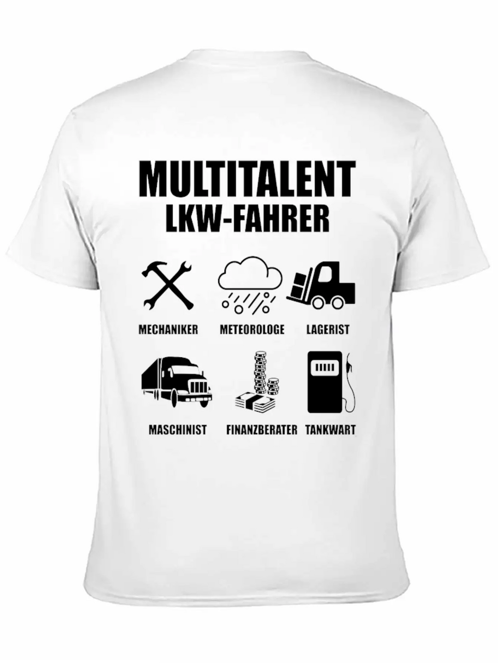 All-rounder Truck Driver Gift Timeless Short Sleeve Tee – Comfy And Minimalist Design