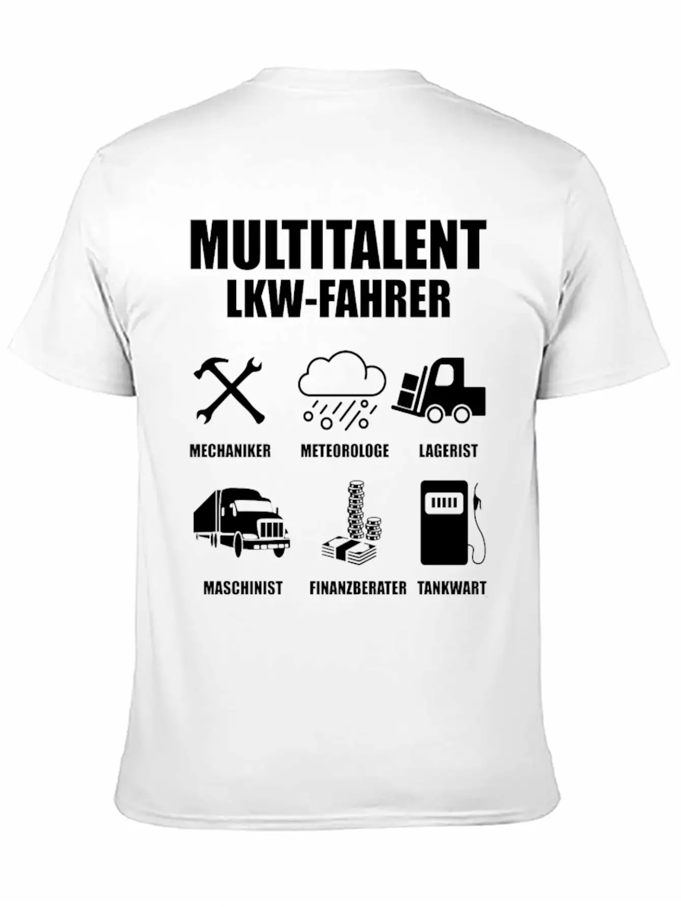 All-rounder Truck Driver Gift Timeless Short Sleeve Tee – Comfy And Minimalist Design