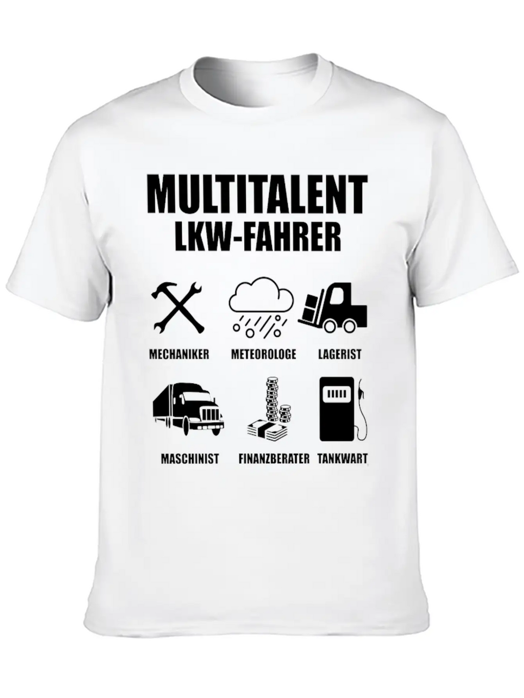 All-rounder Truck Driver Gift Timeless Short Sleeve Tee – Comfy And Minimalist Design