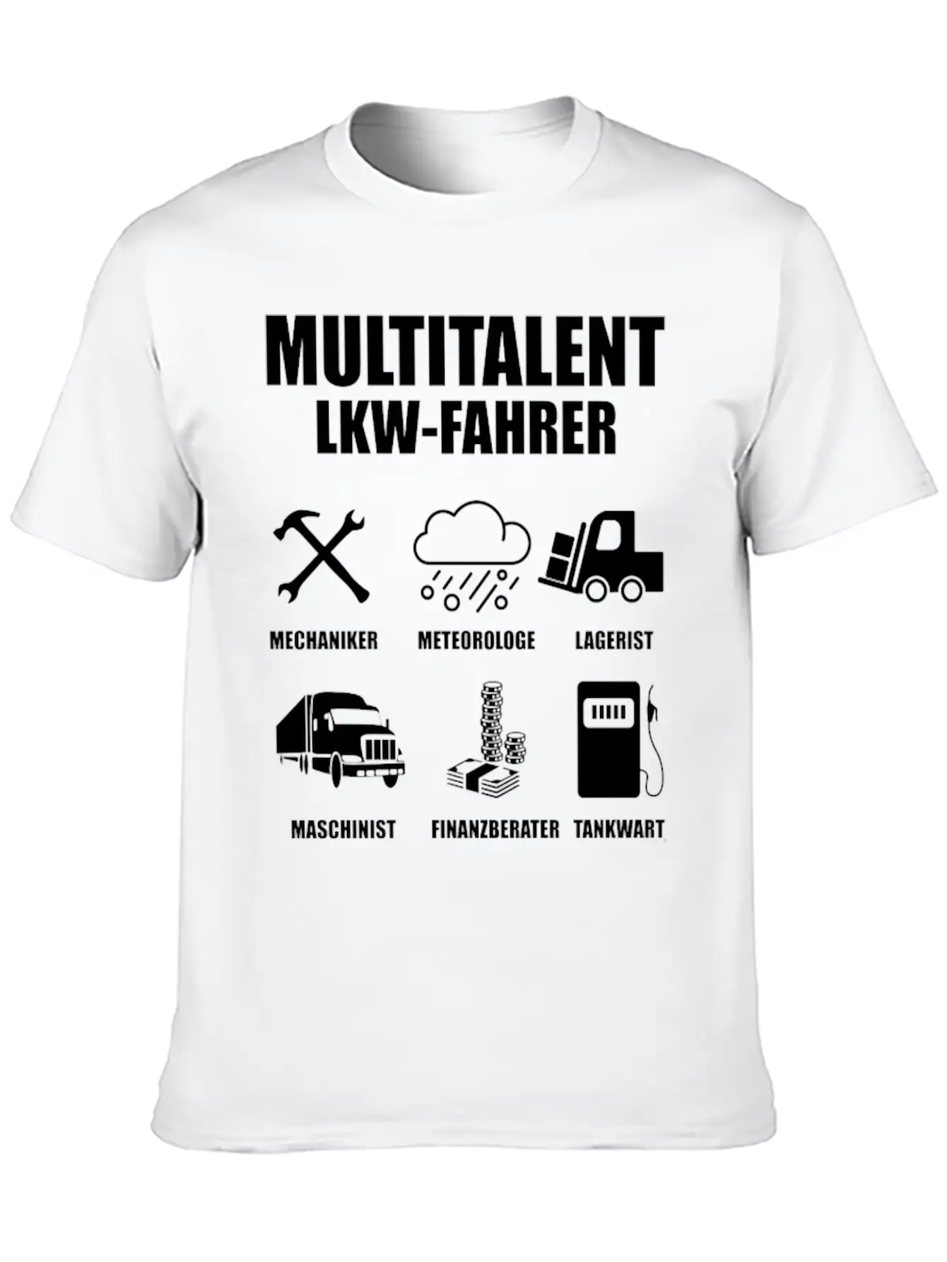 All-rounder Truck Driver Gift Timeless Short Sleeve Tee – Comfy And Minimalist Design