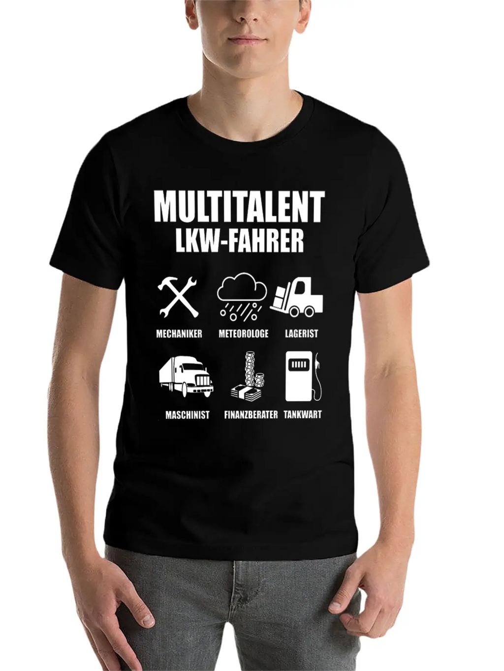 All-rounder Truck Driver Gift Timeless Short Sleeve Tee – Comfy And Minimalist Design