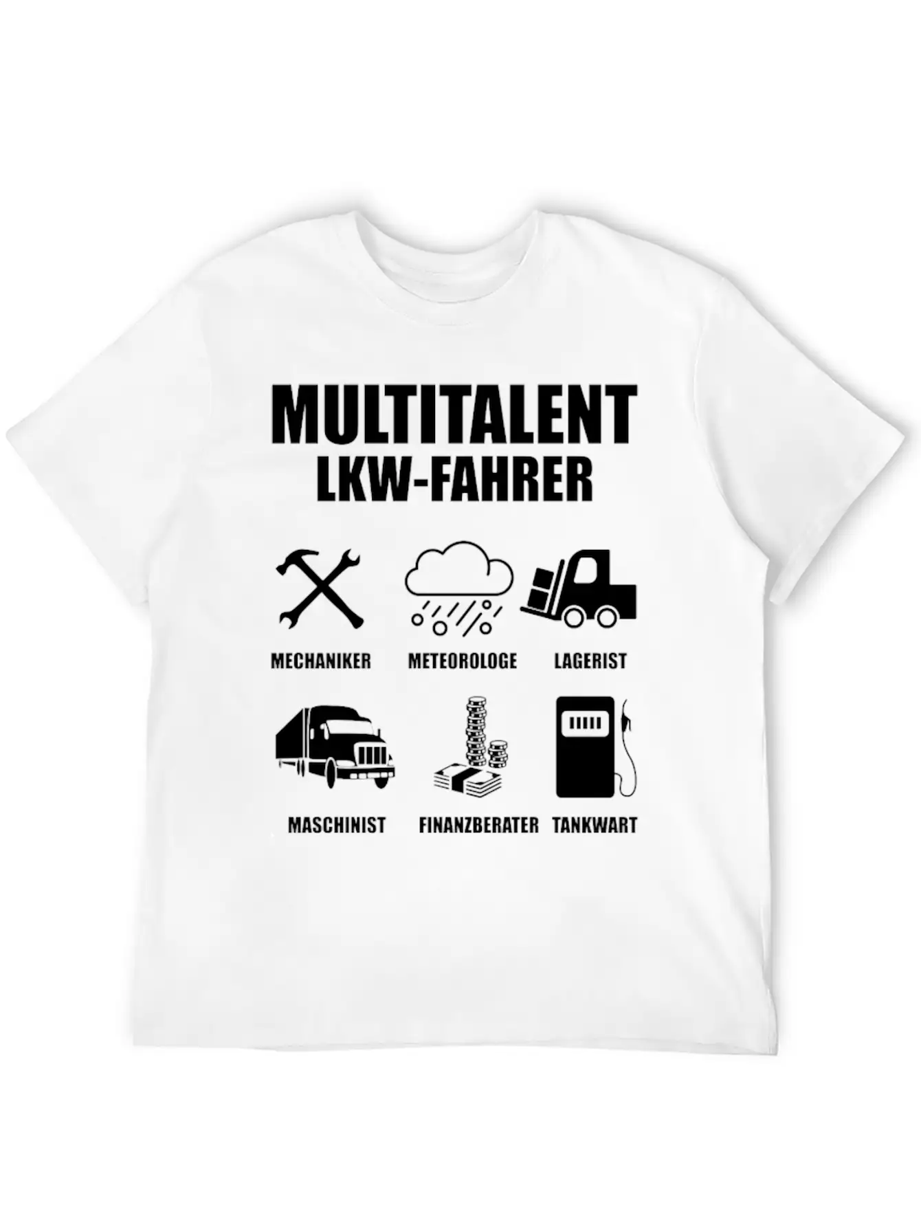 All-rounder Truck Driver Gift Timeless Short Sleeve Tee – Comfy And Minimalist Design