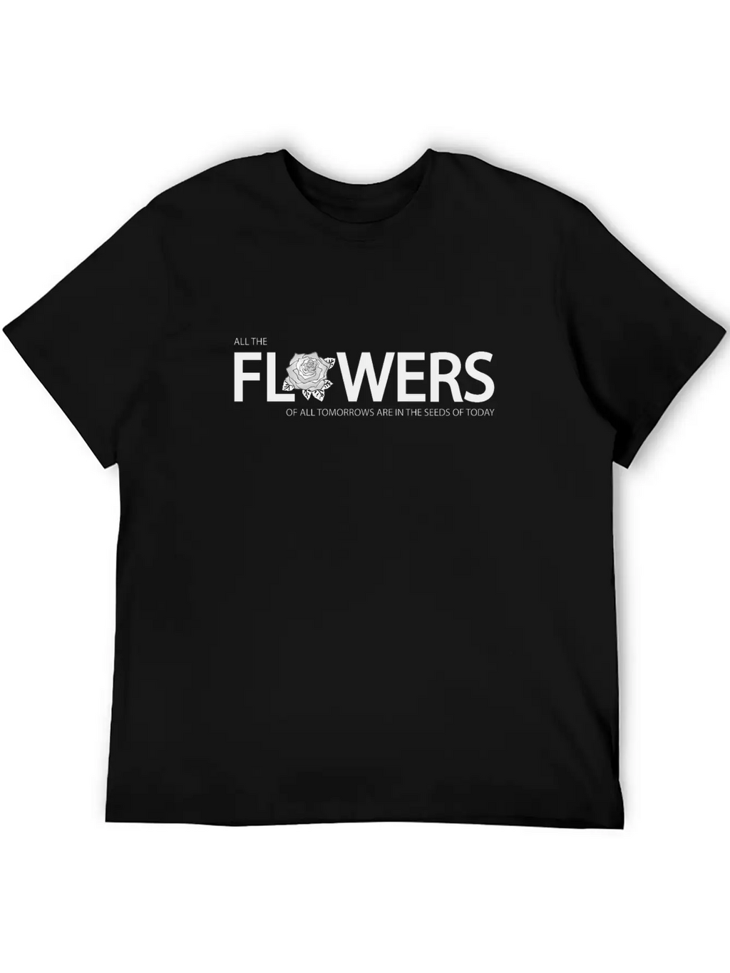All The Flowers Breathable Soft Cotton T-Shirt – Timeless Casual Look