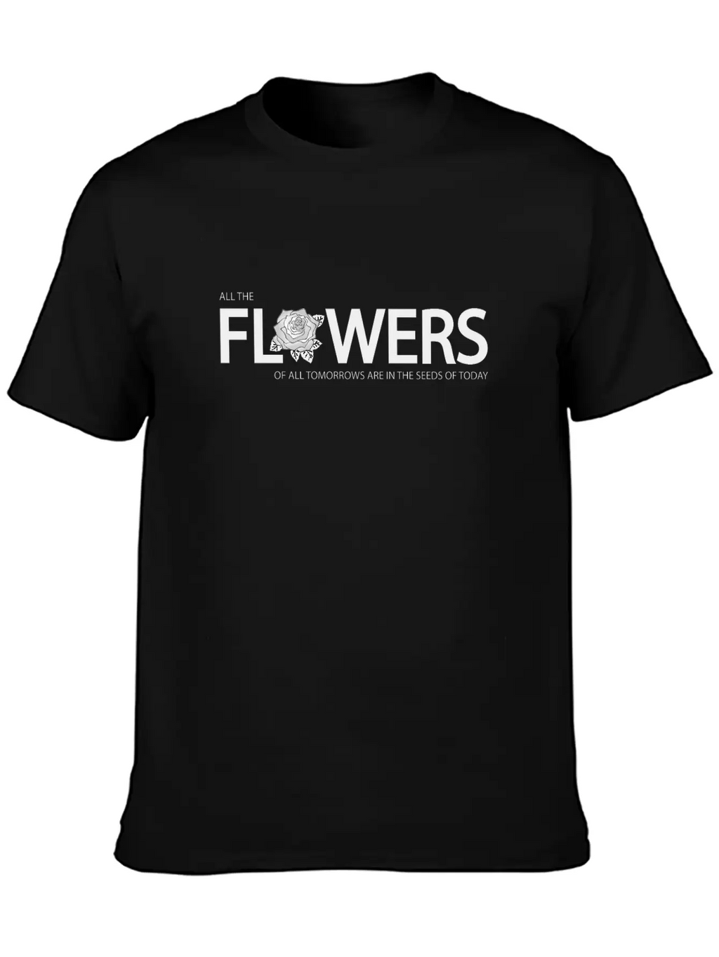 All The Flowers Breathable Soft Cotton T-Shirt – Timeless Casual Look