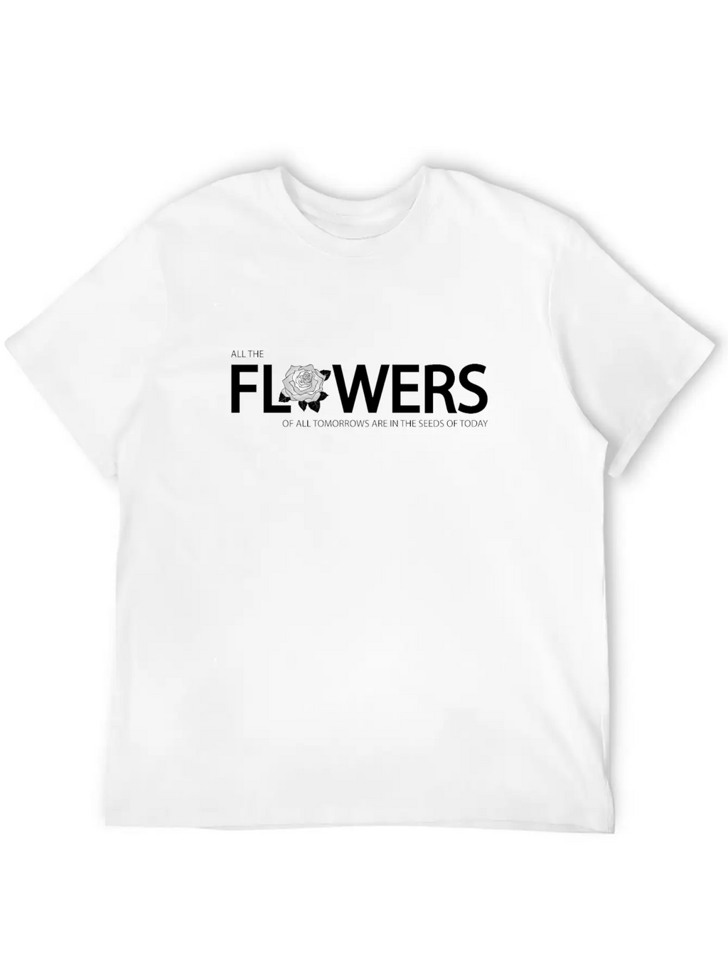 All The Flowers Breathable Soft Cotton T-Shirt – Timeless Casual Look