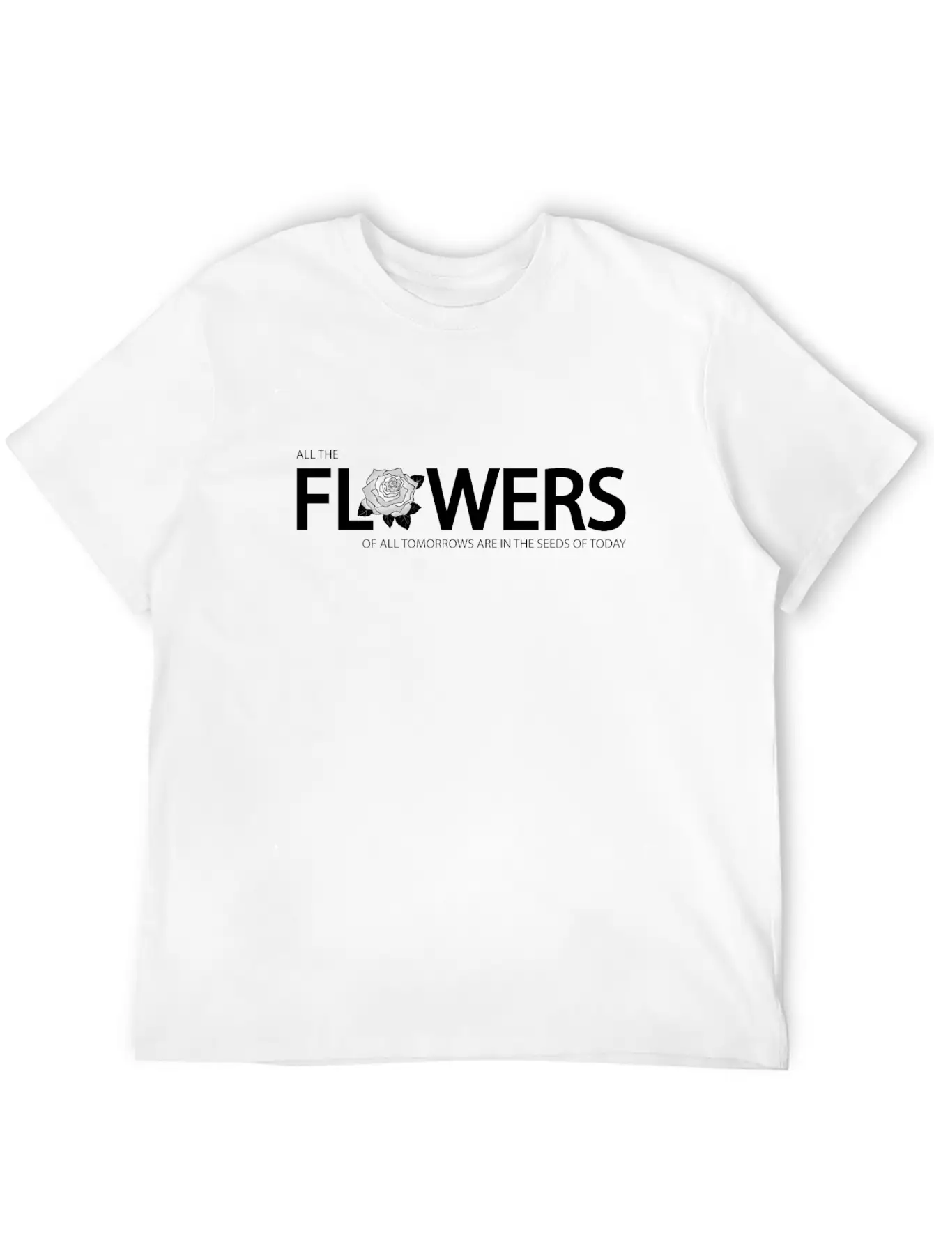 All The Flowers Breathable Soft Cotton T-Shirt – Timeless Casual Look