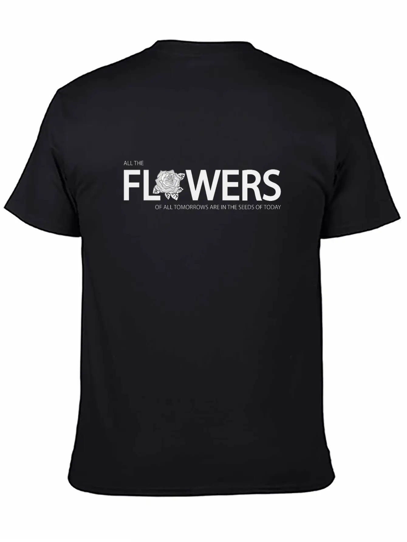 All The Flowers Breathable Soft Cotton T-Shirt – Timeless Casual Look