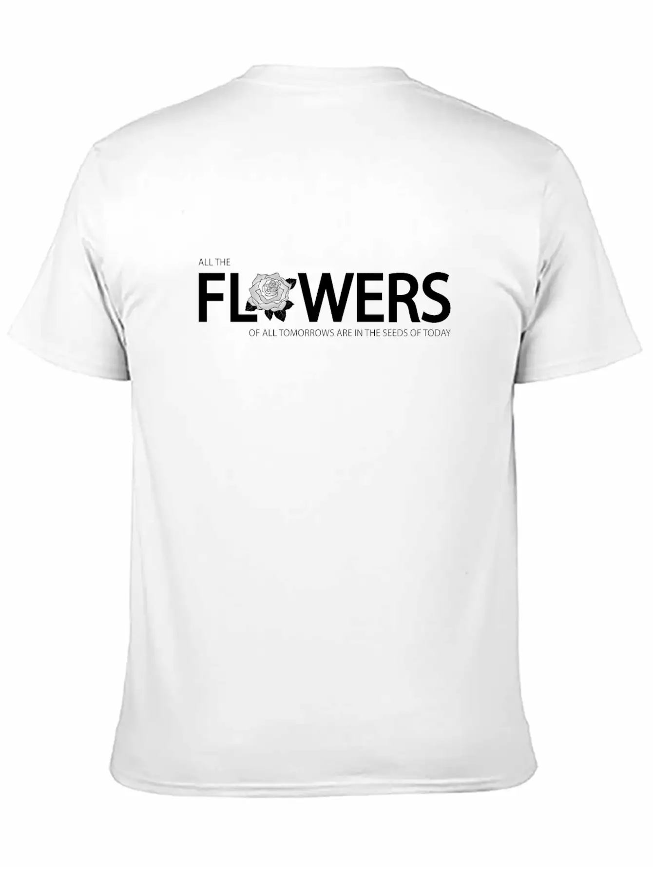 All The Flowers Breathable Soft Cotton T-Shirt – Timeless Casual Look