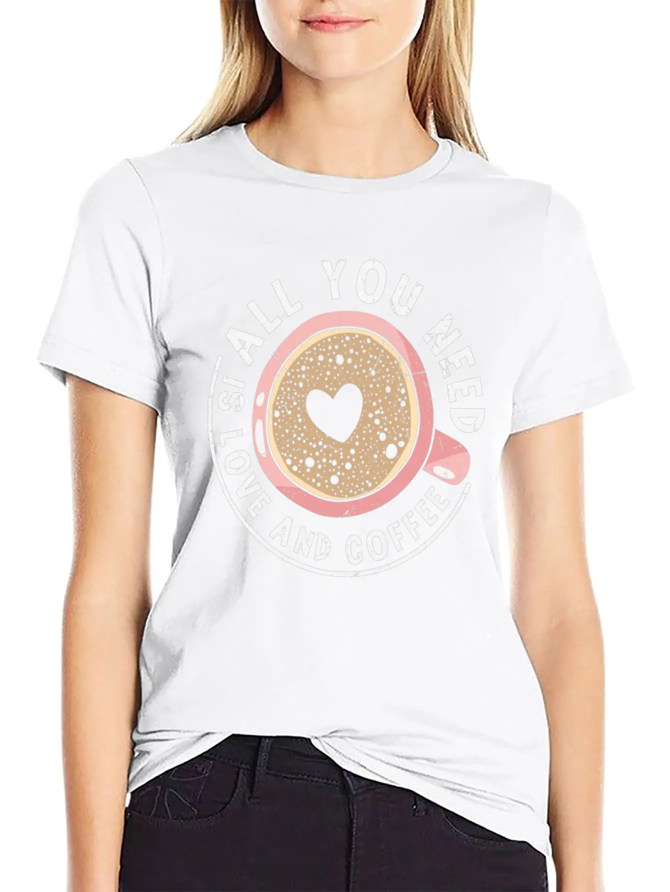 All You Need Is Love And Coffee Coffee Quotes Classic Fit Graphic Tee For Daily Comfort – Unisex Cotton Shirt