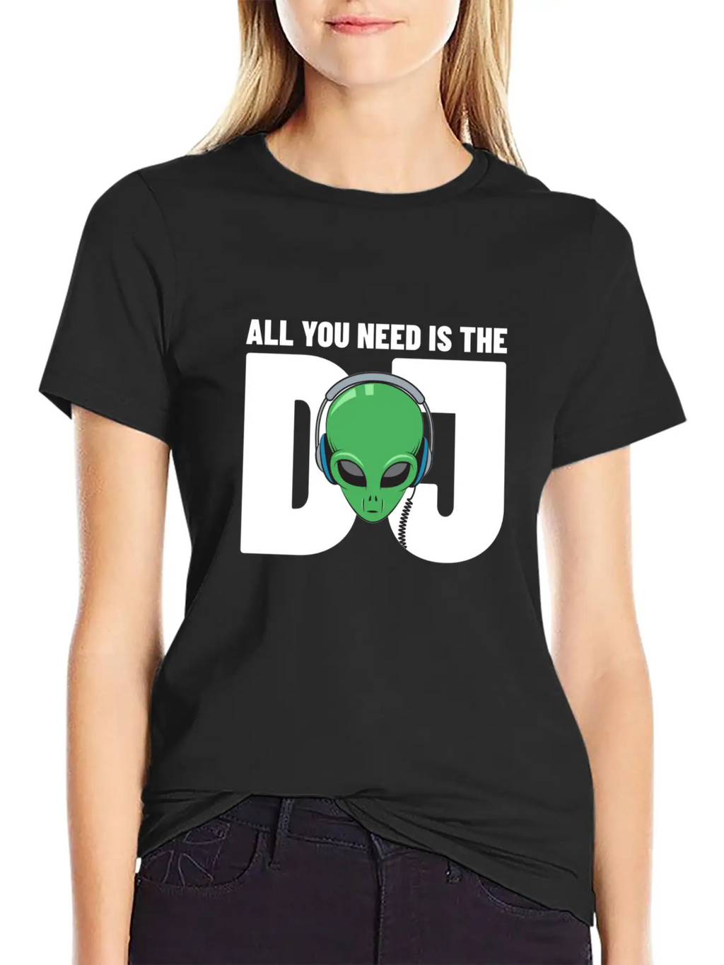 All You Need Is The Dj Gift Timeless Short Sleeve Tee – Comfy And Minimalist Design