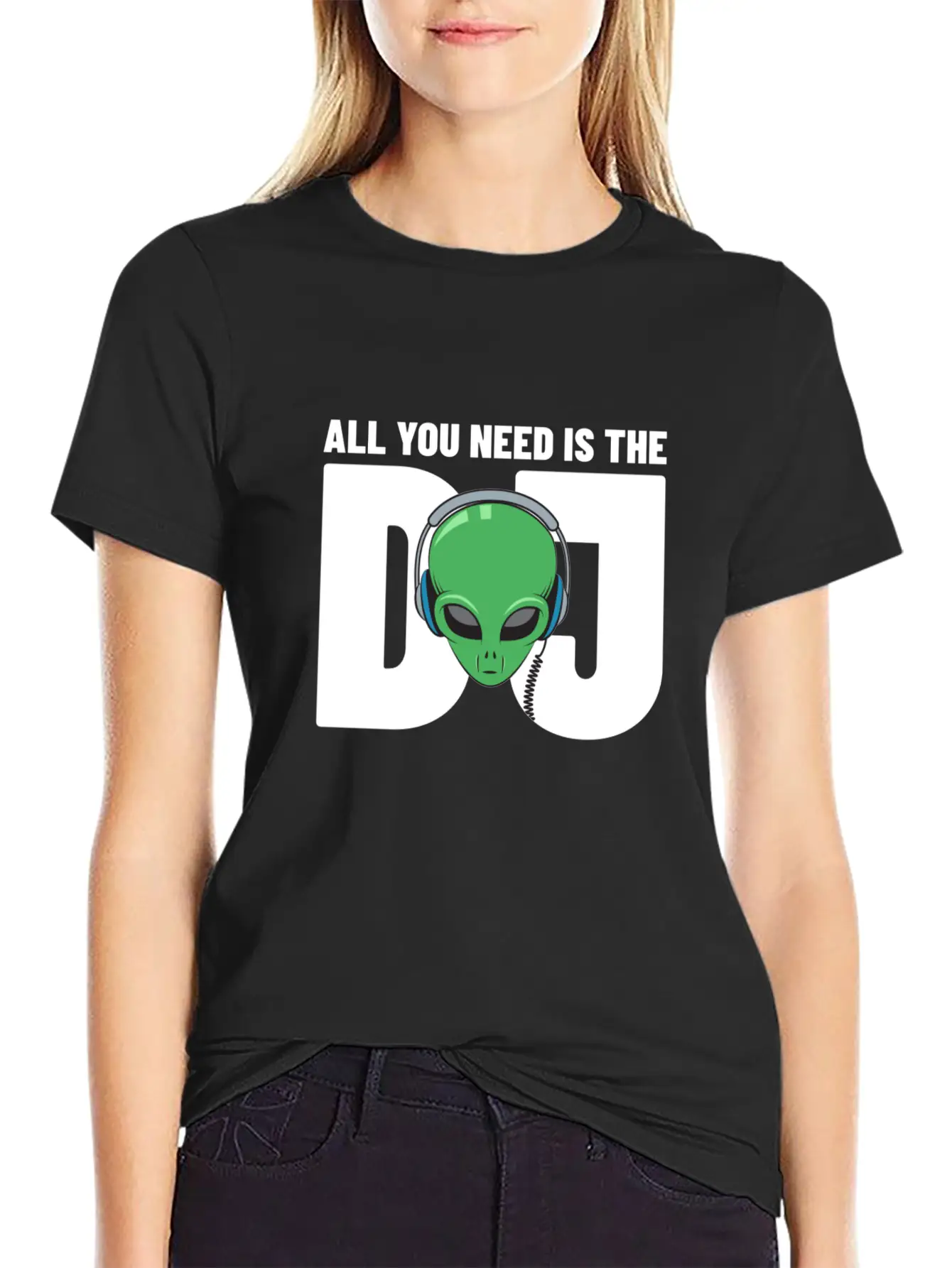 All You Need Is The Dj Gift Timeless Short Sleeve Tee – Comfy And Minimalist Design