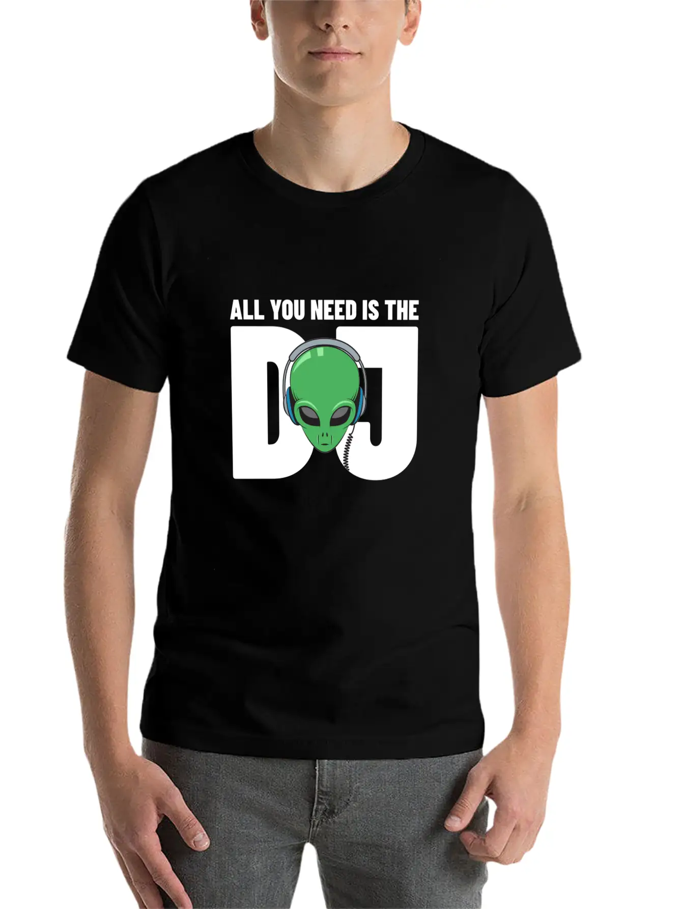 All You Need Is The Dj Gift Timeless Short Sleeve Tee – Comfy And Minimalist Design
