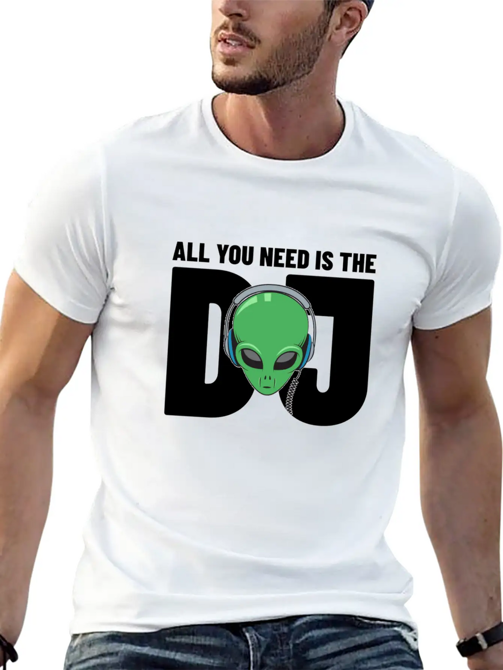 All You Need Is The Dj Gift Timeless Short Sleeve Tee – Comfy And Minimalist Design