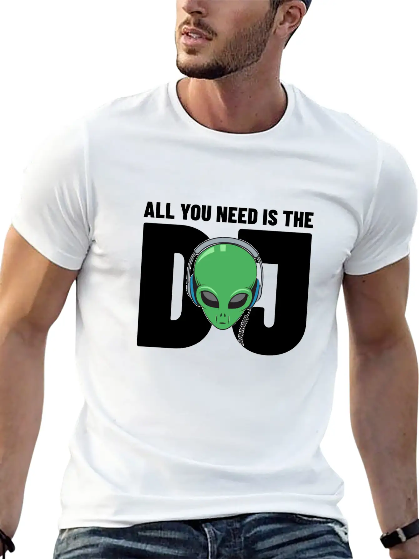 All You Need Is The Dj Gift Timeless Short Sleeve Tee – Comfy And Minimalist Design