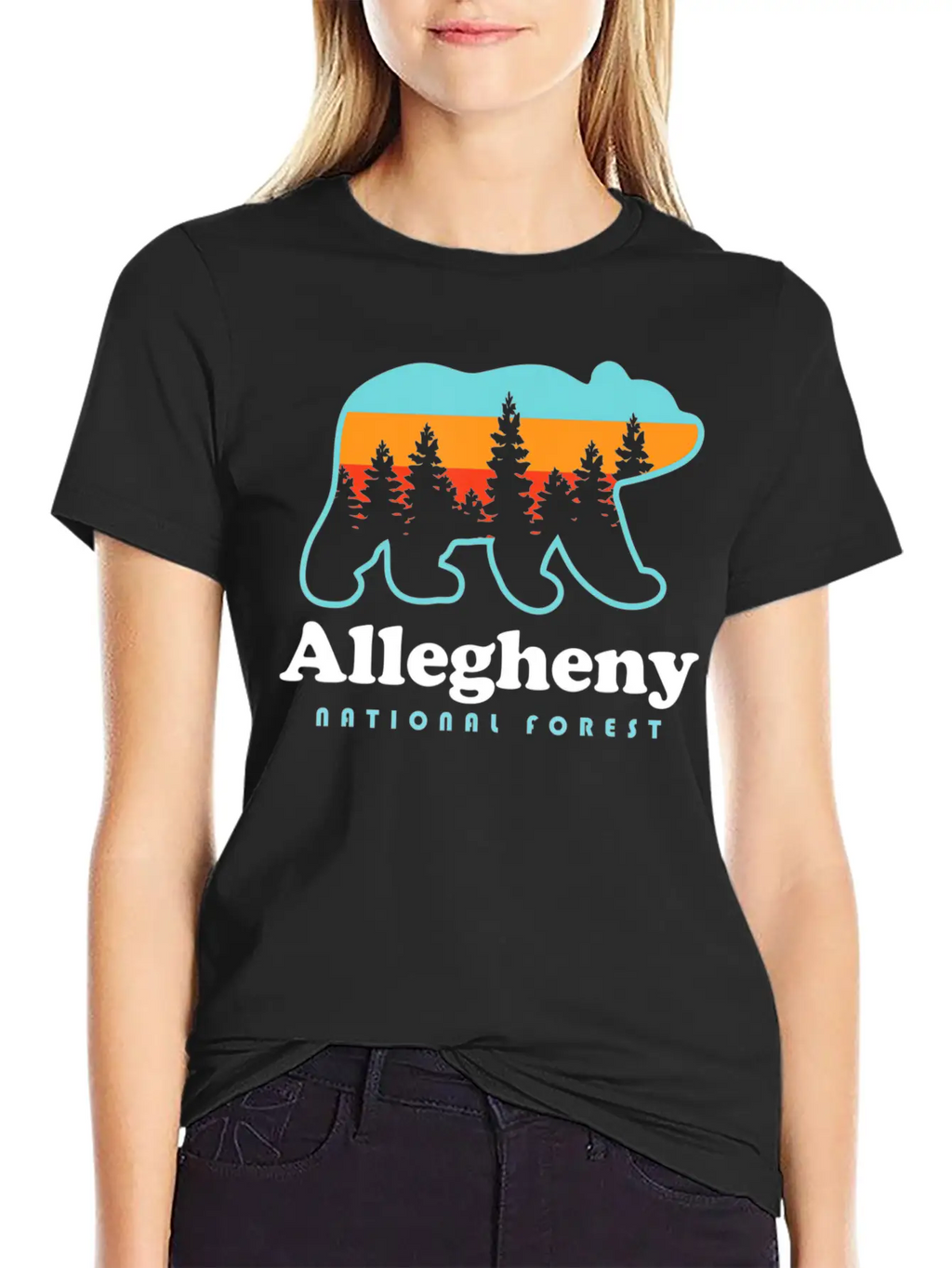 Allegheny National Forest Shirt Allegheny National Breathable Soft Cotton T-Shirt – Timeless Casual Look