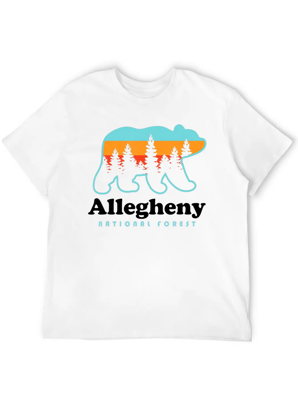 Allegheny National Forest Shirt Allegheny National Breathable Soft Cotton T-Shirt – Timeless Casual Look