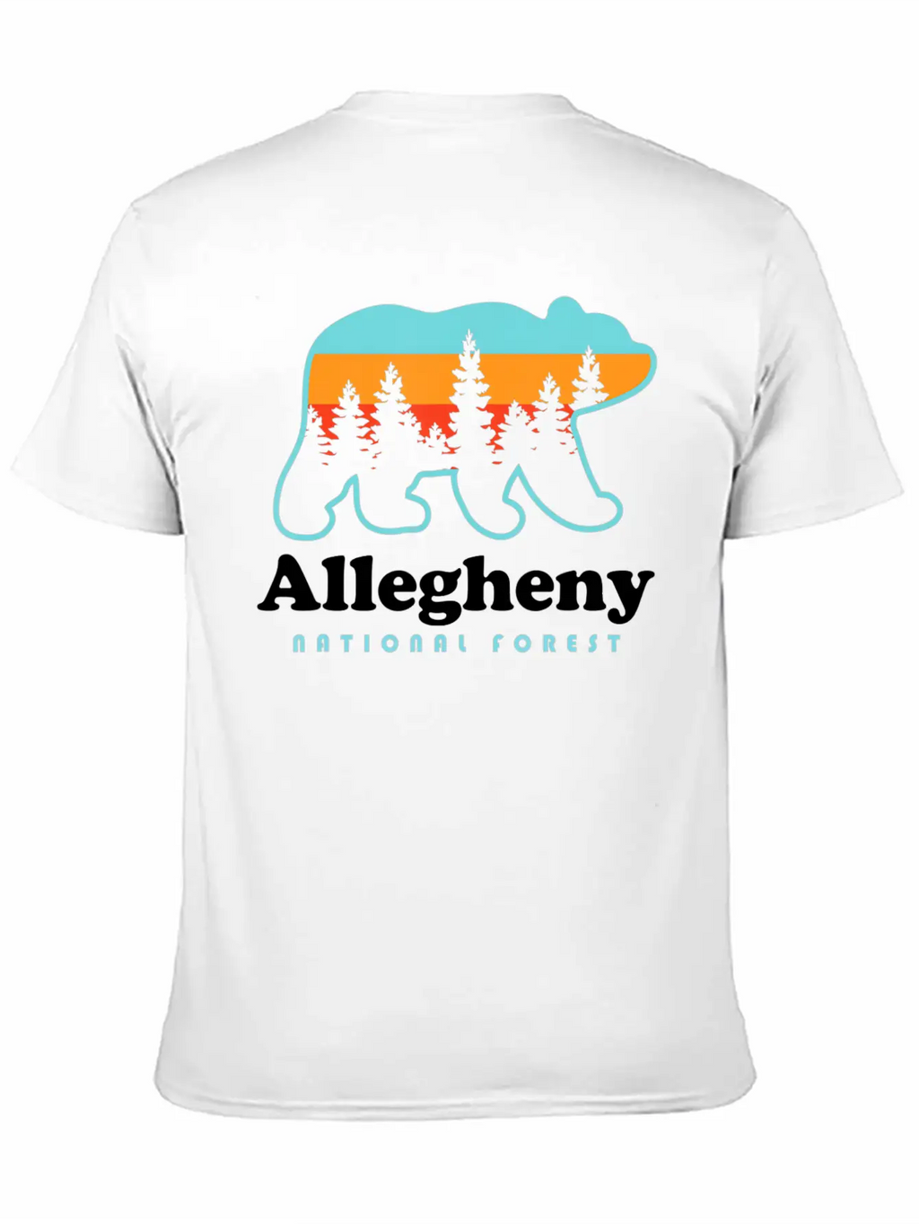 Allegheny National Forest Shirt Allegheny National Breathable Soft Cotton T-Shirt – Timeless Casual Look