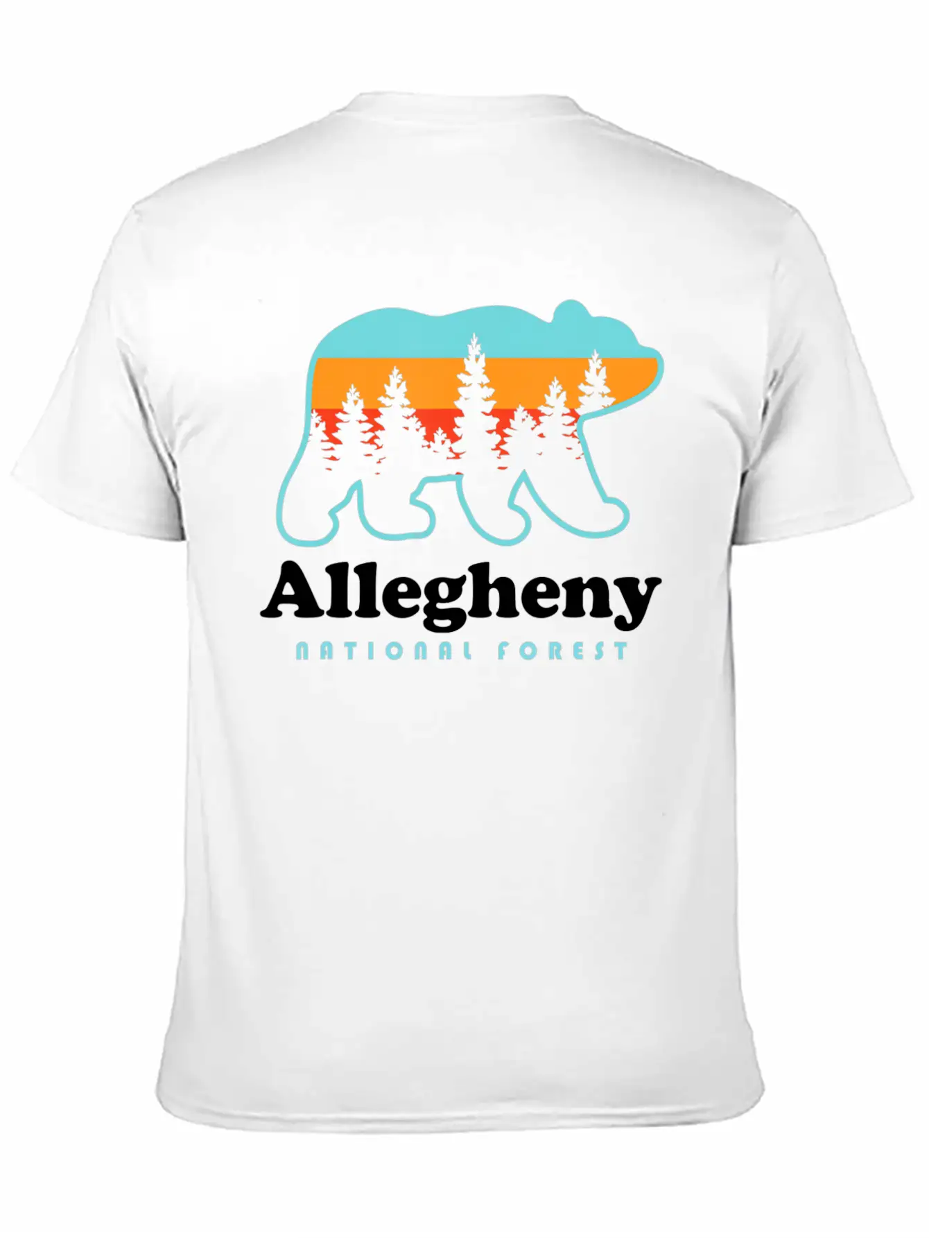 Allegheny National Forest Shirt Allegheny National Breathable Soft Cotton T-Shirt – Timeless Casual Look
