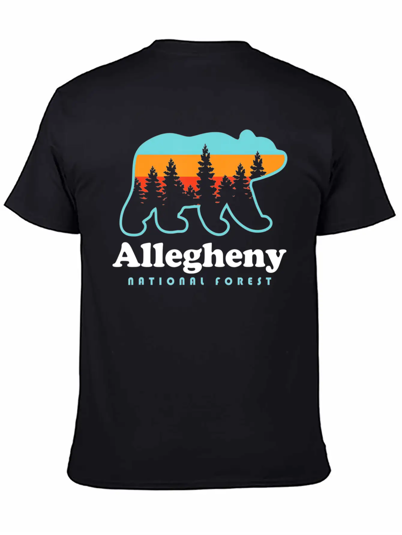 Allegheny National Forest Shirt Allegheny National Breathable Soft Cotton T-Shirt – Timeless Casual Look