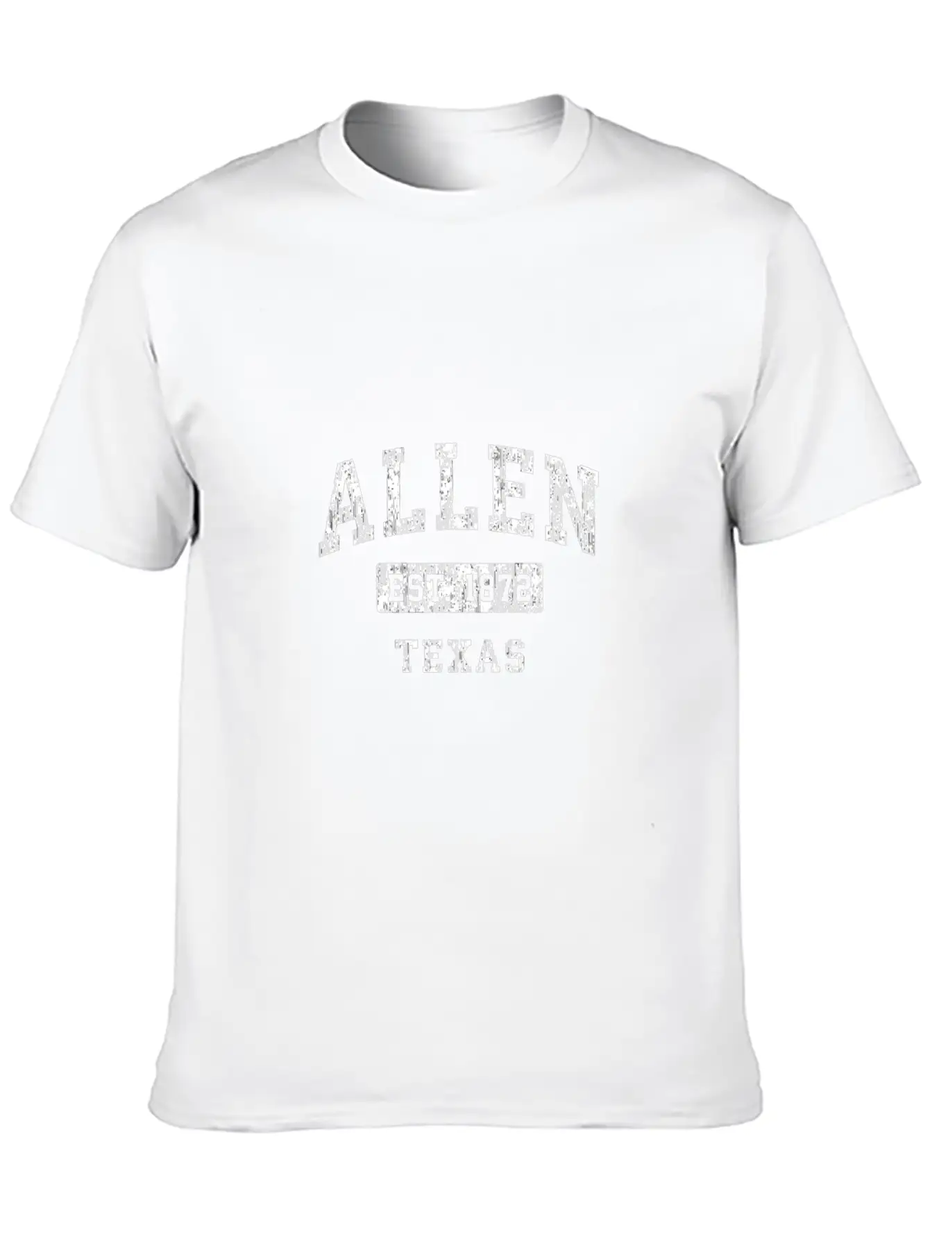 Allen Texas Tx Vintage Established Classic Design Classic Crew Neck Graphic Tee – Everyday Minimal Look