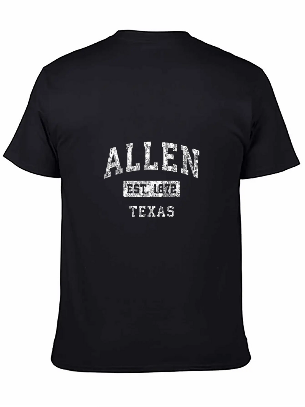 Allen Texas Tx Vintage Established Classic Design Classic Crew Neck Graphic Tee – Everyday Minimal Look