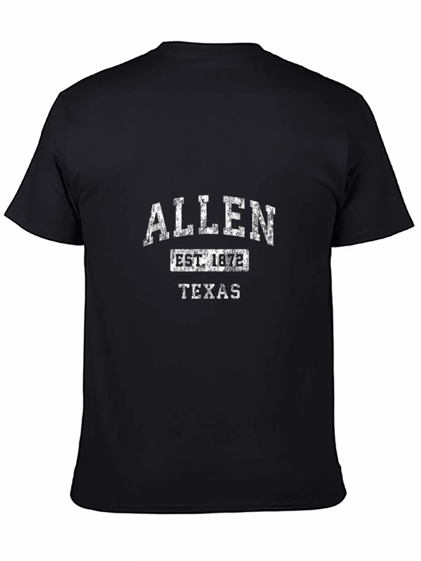 Allen Texas Tx Vintage Established Classic Design Classic Crew Neck Graphic Tee – Everyday Minimal Look
