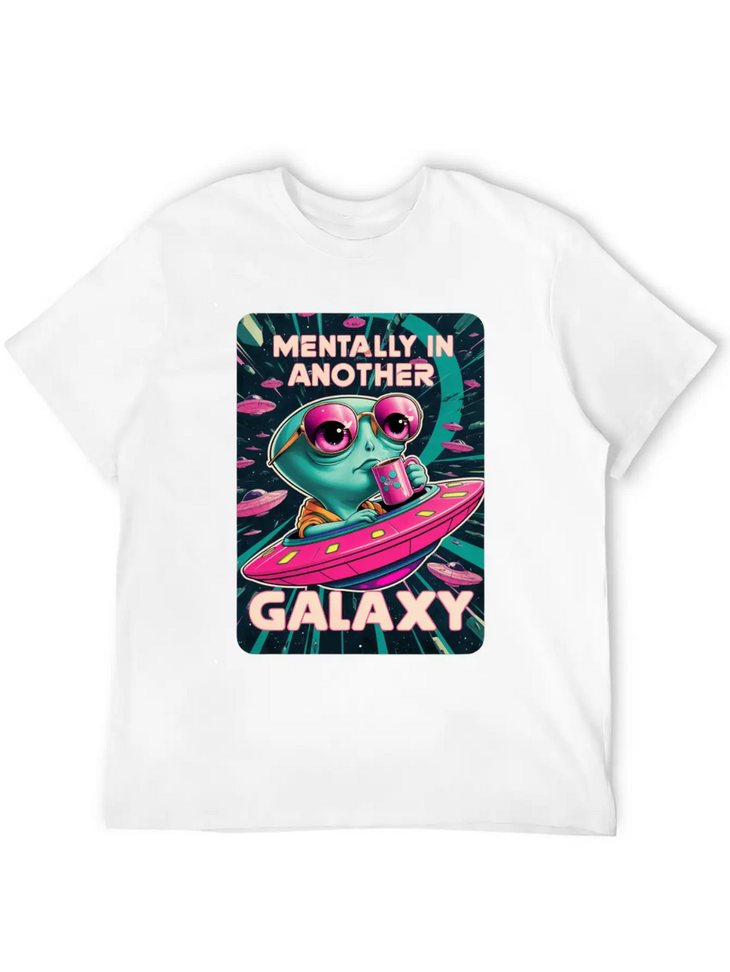 Allien Galaxy UFO Timeless Short Sleeve Tee – Comfy And Minimalist Design