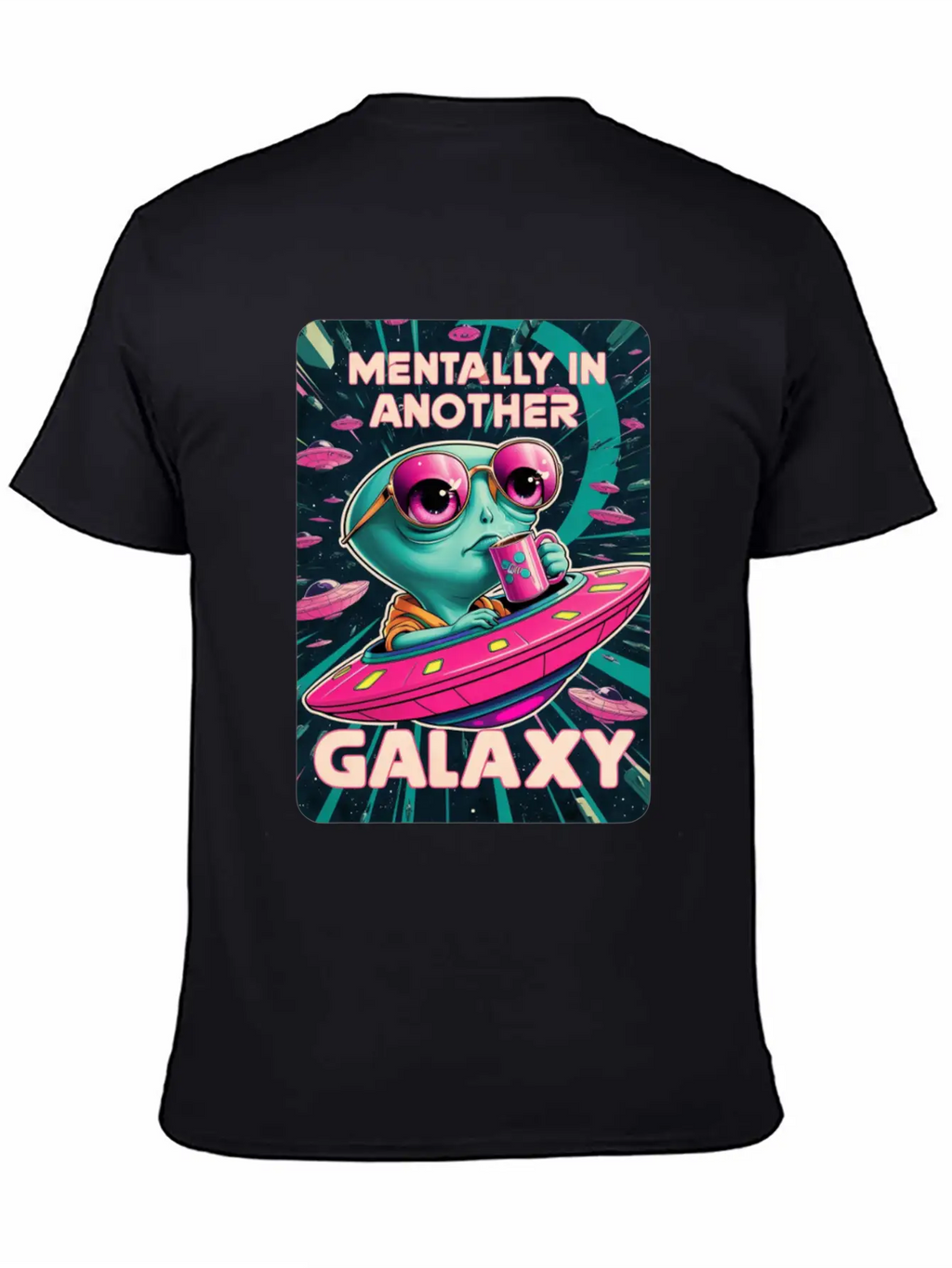 Allien Galaxy UFO Timeless Short Sleeve Tee – Comfy And Minimalist Design