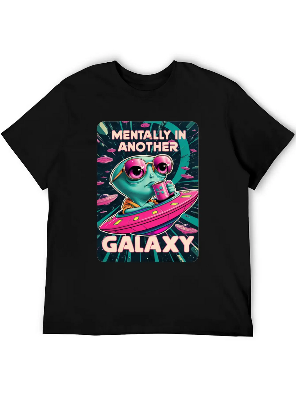 Allien Galaxy UFO Timeless Short Sleeve Tee – Comfy And Minimalist Design