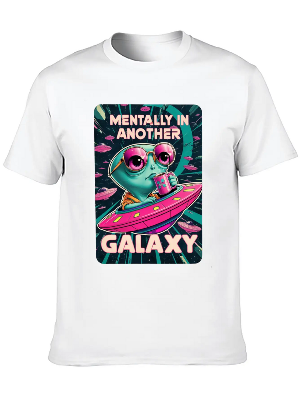 Allien Galaxy UFO Timeless Short Sleeve Tee – Comfy And Minimalist Design