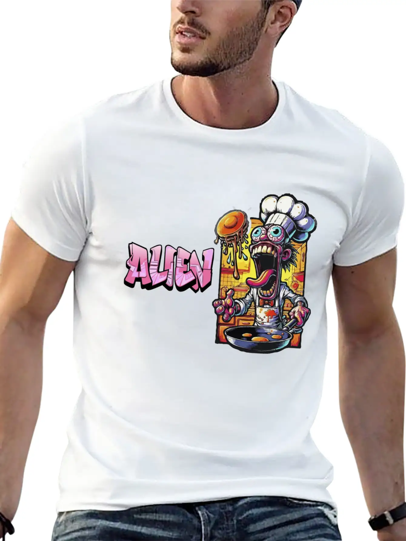 Allienvector Art Unisex Casual T-Shirt – Clean Design For Daily Comfort